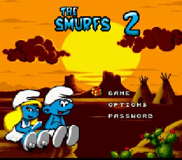 Smurfs Travel the World, The (Europe) (En,Fr,De,Es) screen shot title